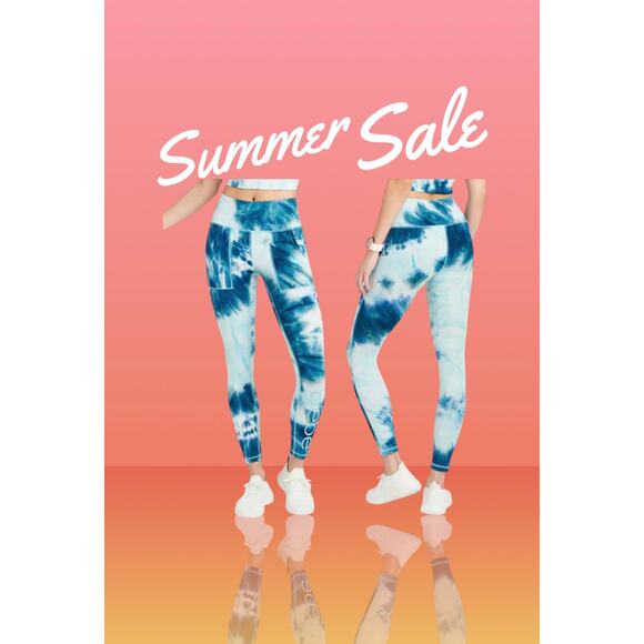 Bebe Sport Leggings Size Large High Rise Logo - Picture 1 of 8